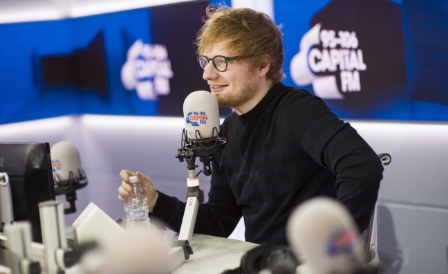 Ed Sheeran to play Capital's Jingle Bell Ball