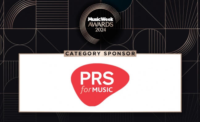 PRS For Music to sponsor Music Week Awards 2024