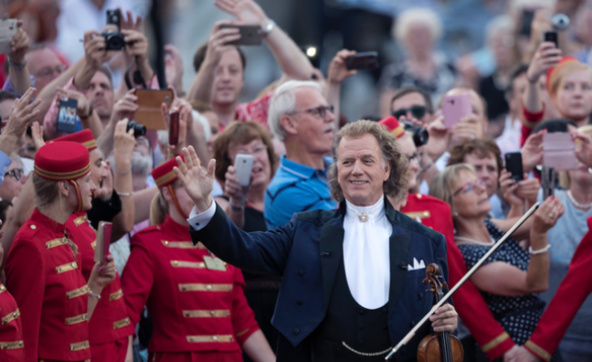 André Rieu makes UK box office history with highest grossing opening weekend for a music concert