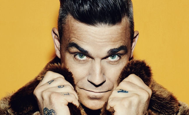 Robbie Williams to be honoured with BRITs Icon Award