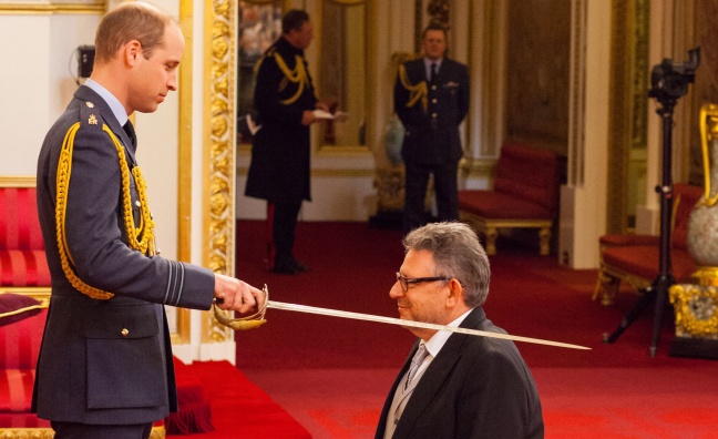 Sir Lucian Grainge knighted at Buckingham Palace