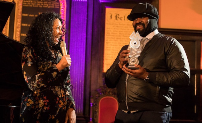 Gregory Porter honoured with MOBO Outstanding Contribution