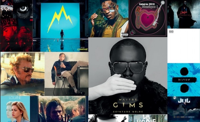 A selection of the music consumed in France 2018