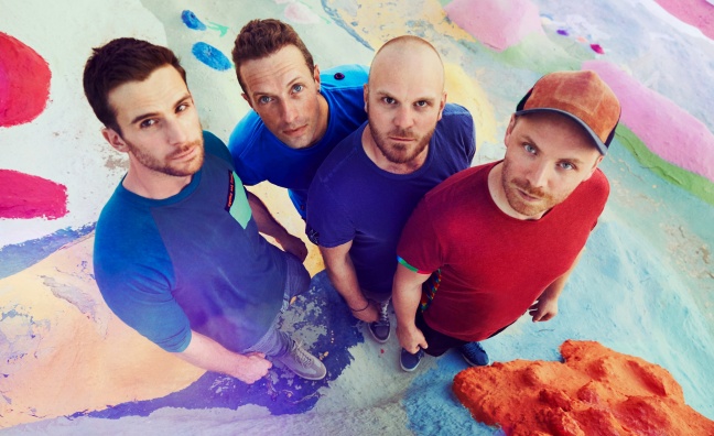 Coldplay take Ticketmaster's global Ticket Of The Year prize