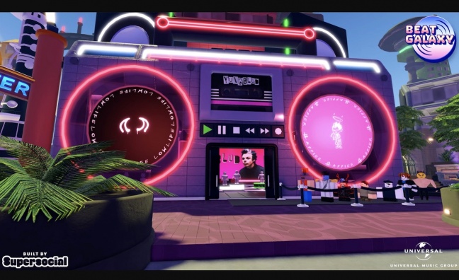 UMG and Supersocial team on Beat Galaxy music hub in Roblox with Yungblud as launch artist