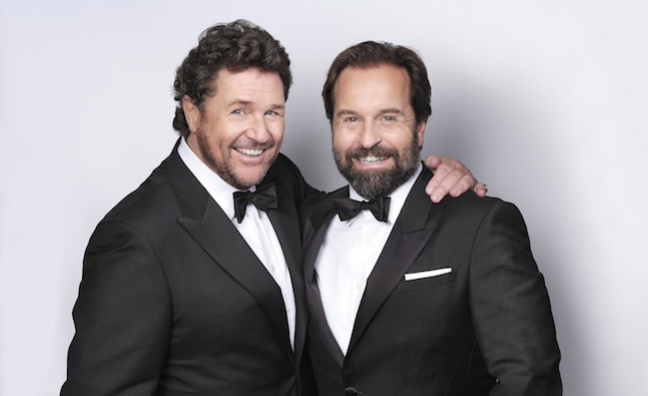 Michael Ball and Alfie Boe's Christmas album goes gold