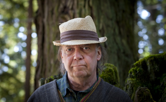 Neil Young launches app and membership service