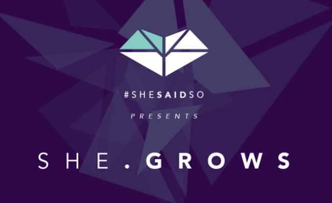 Shesaid.so launches music industry mentoring scheme, She.grows