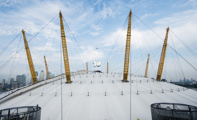 The O2 marks 10th anniversary in style