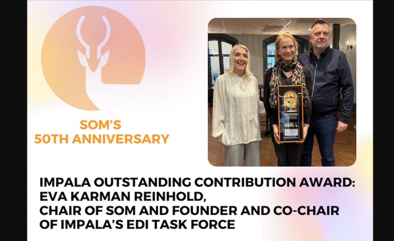 IMPALA presents Outstanding Contribution Award to Eva Karman Reinhold