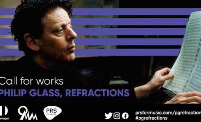 PRS For Music launches Philip Glass-inspired composer development scheme