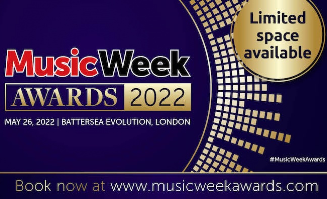 Music Week Awards 2022 gold tables are now sold out