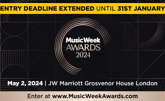 Last chance to enter the Music Week Awards 2024!