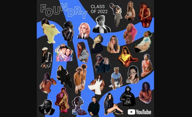 YouTube unveils Foundry Class of independent artists for 2022