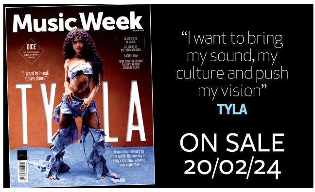 Tyla covers the March edition of Music Week 

