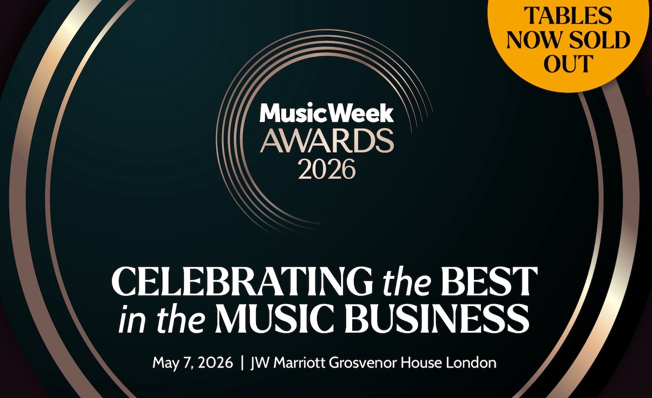 Music Week Awards 2026 is officially sold out ahead of May 7 ceremony