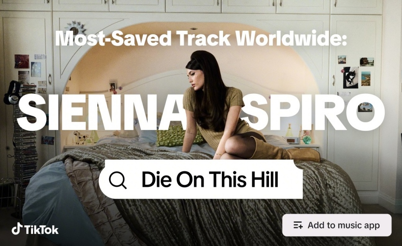 TikTok's Add To Music App passes six billion tracks saved with Sienna Spiro topping global rankings