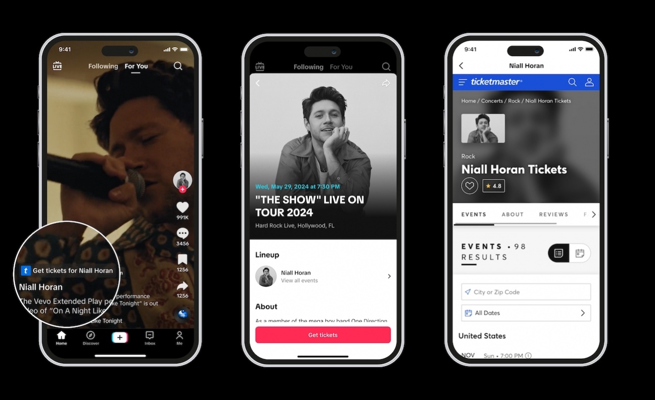 TikTok and Ticketmaster expand partnership into more than 20 markets
