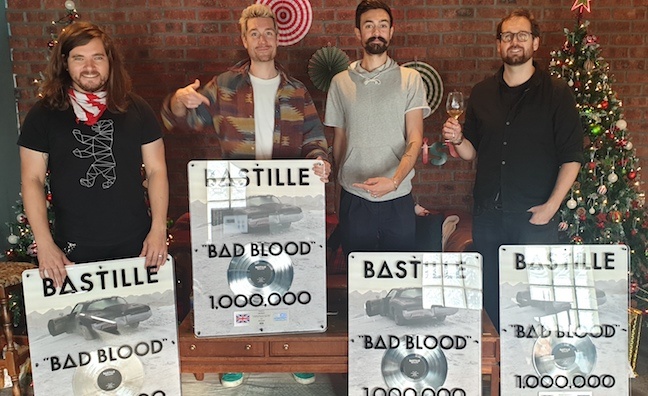 Bastille and EMI celebrate million sales landmark