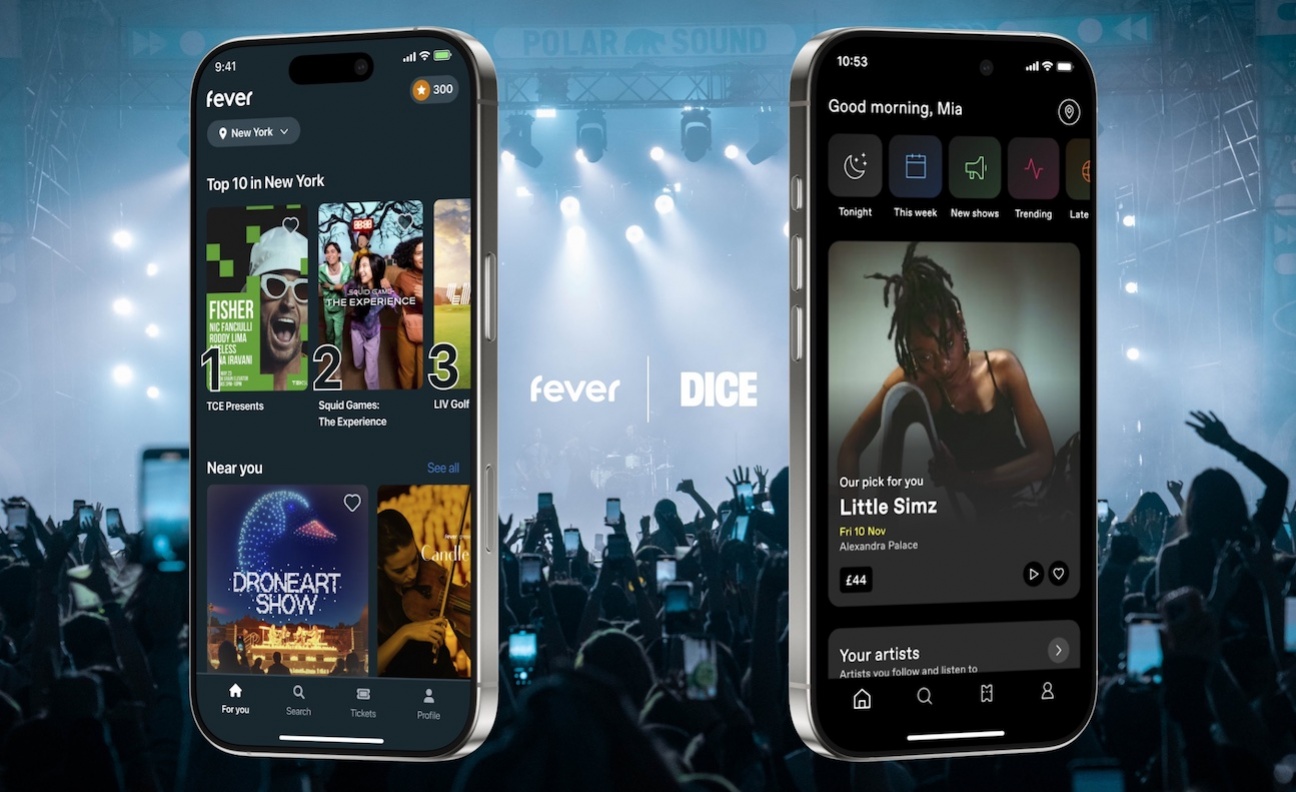 Live entertainment tech platform Fever acquires Dice