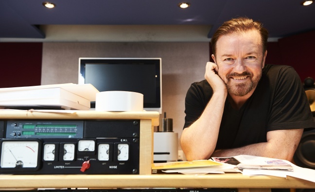 Ricky Gervais: 'I'm not having an identity crisis - I'm not a pop star'
