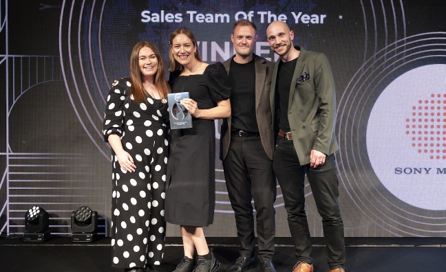 'Incredible music and artists': Sony's sales team on their Music Week Awards win