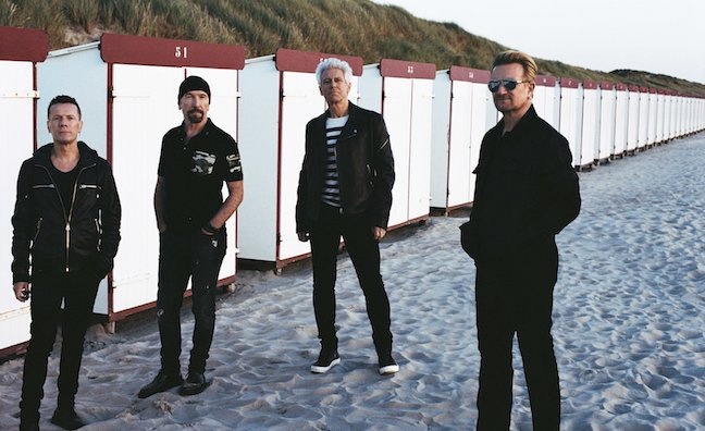 U2 on course for chart glory with Songs Of Experience