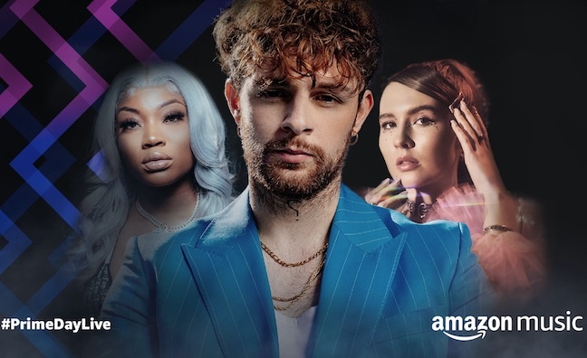 Amazon Music to stage Prime Day Live featuring Tom Grennan, Mimi Webb and Shaybo