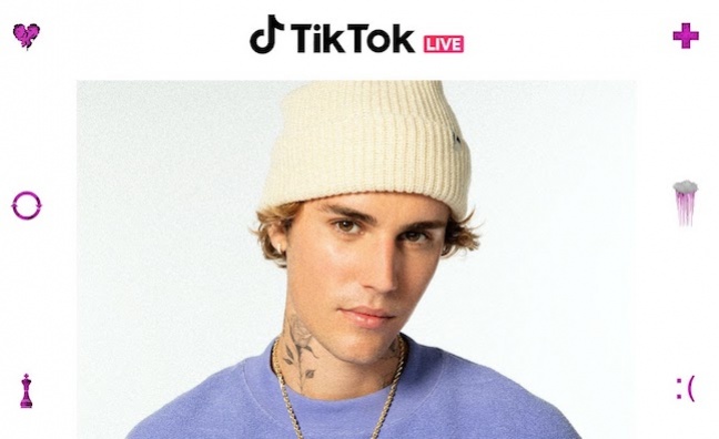 Justin Bieber to play first live TikTok concert on Valentine's Day