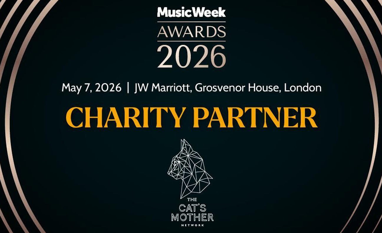 The Cat's Mother revealed as official charity of the Music Week Awards 2026