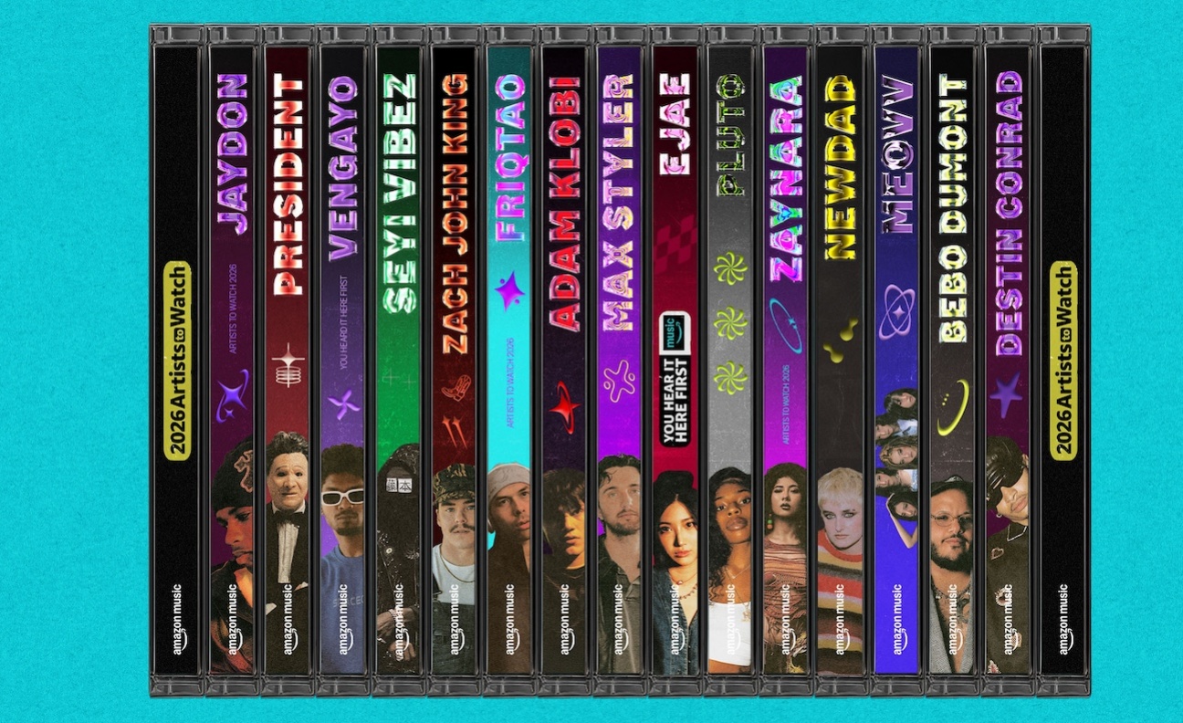 Amazon Music unveils 2026 Artists To Watch - 49 new acts on the rise