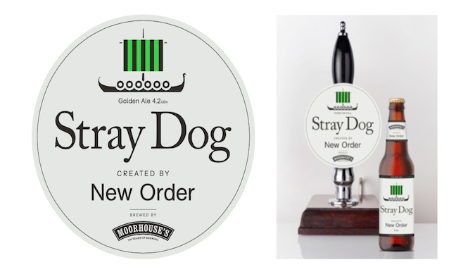 New Order introduces new Stray Dog beer with Moorhouse's of Burnley
