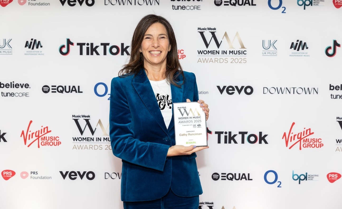 Women In Music Awards 2025: Campaigner winner Cathy Runciman