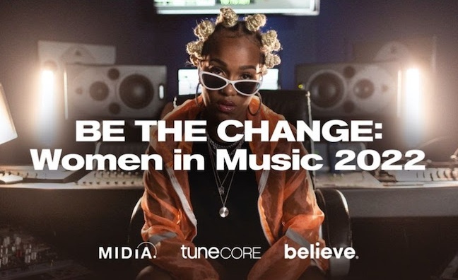 MIDiA Research launches Be The Change - Women Making Music 2022 survey