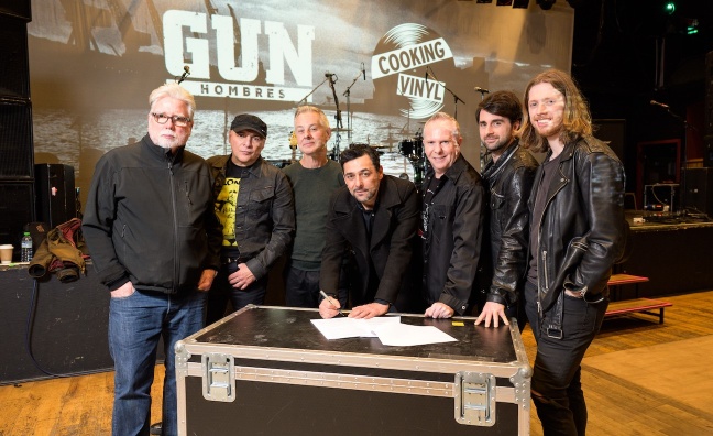 Cooking Vinyl signs Scottish rock band Gun