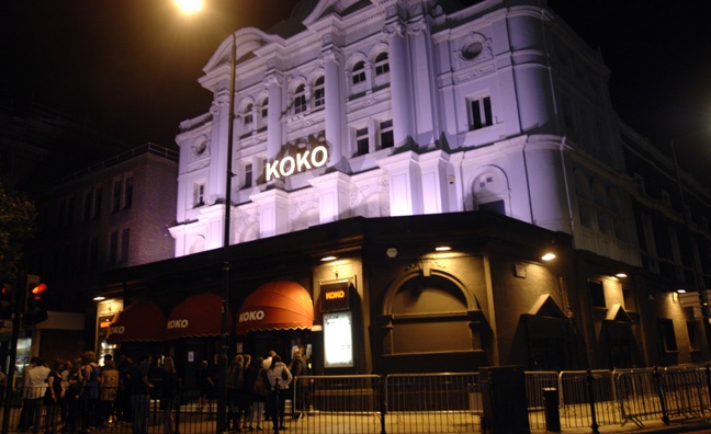 Fire breaks out at London's Koko venue 