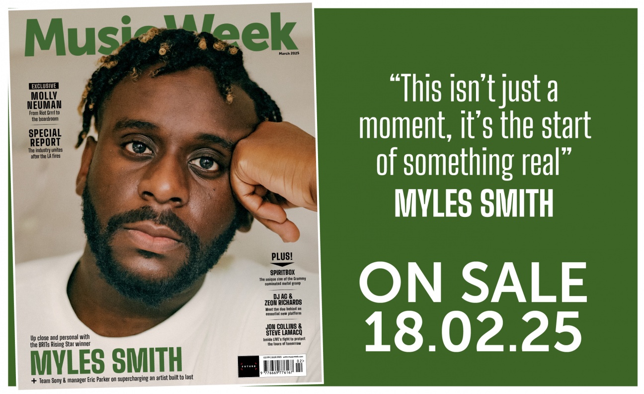Myles Smith covers the March edition of Music Week