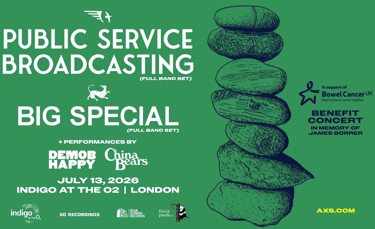 Public Service Broadcasting and Big Special to play benefit show for SO Recordings' James Borrer