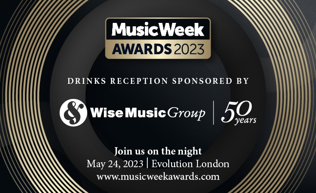 Wise Music Group to sponsor Music Week Awards 2023