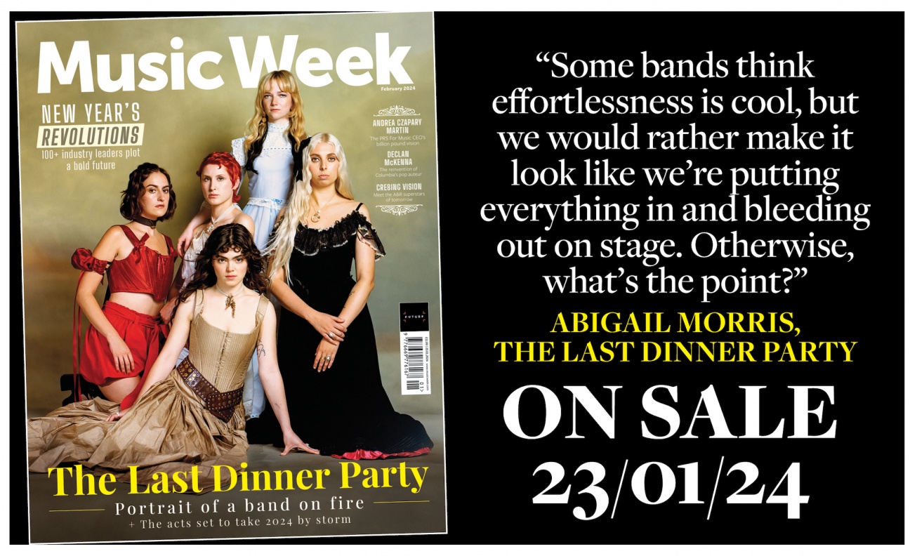 The Last Dinner Party cover the February edition of Music Week