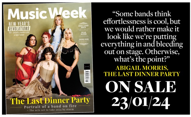 The Last Dinner Party cover the February edition of Music Week