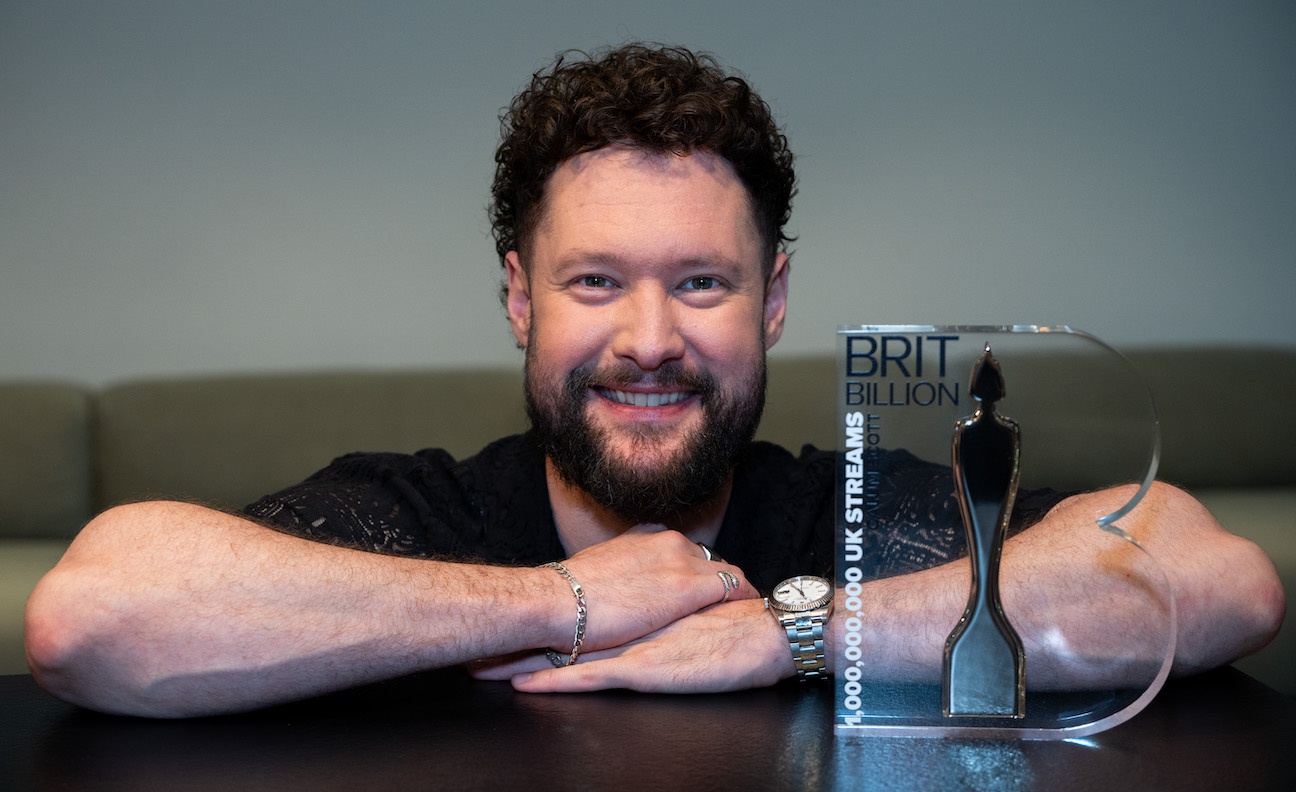 Calum Scott honoured with BRIT Billion Award