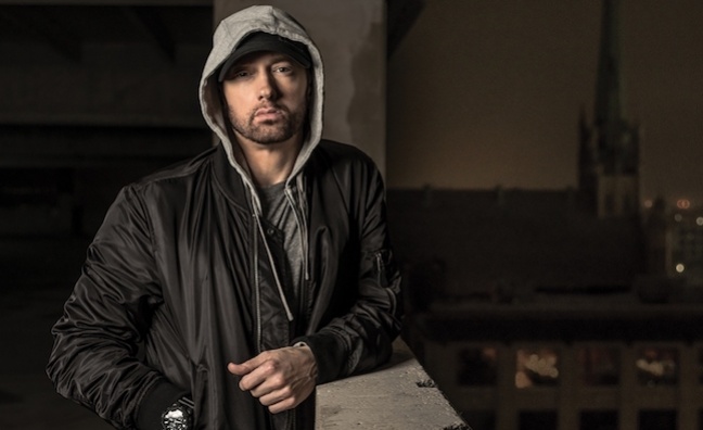 Eminem's River consolidates at the chart summit