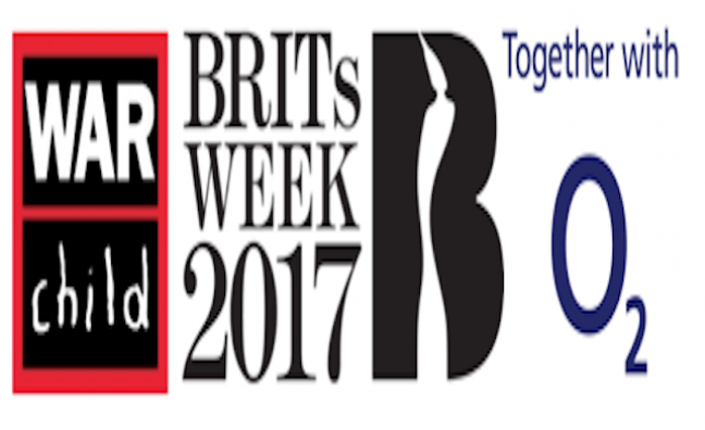 BRITs Week With War Child Together With O2 announce 2017 charity fundraising total