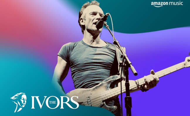 Sting to become a Fellow of the Ivors Academy 