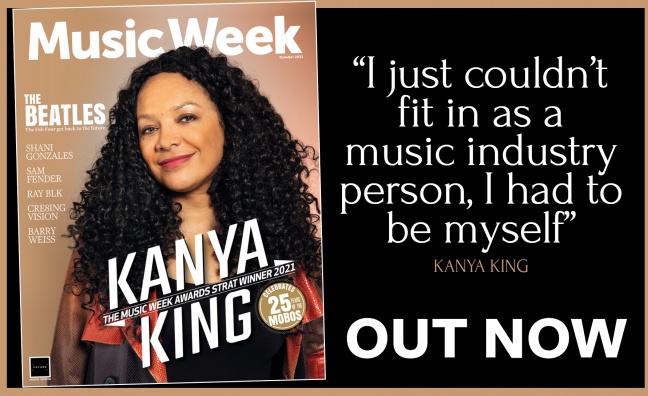Kanya King stars on the cover of the new edition of Music Week