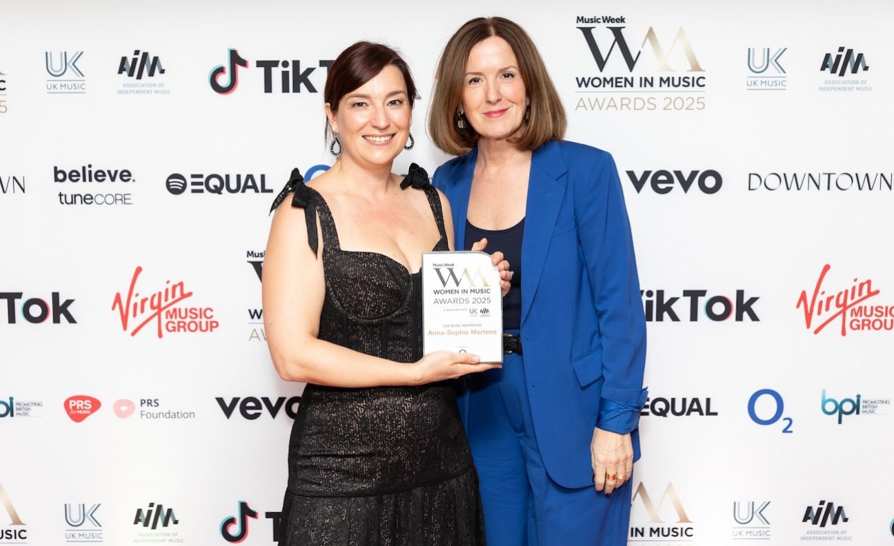 Women In Music Awards 2025: Live Music Inspiration winner Anna-Sophie Mertens