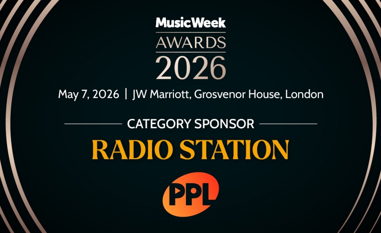 PPL to sponsor Radio Station category at Music Week Awards 2026