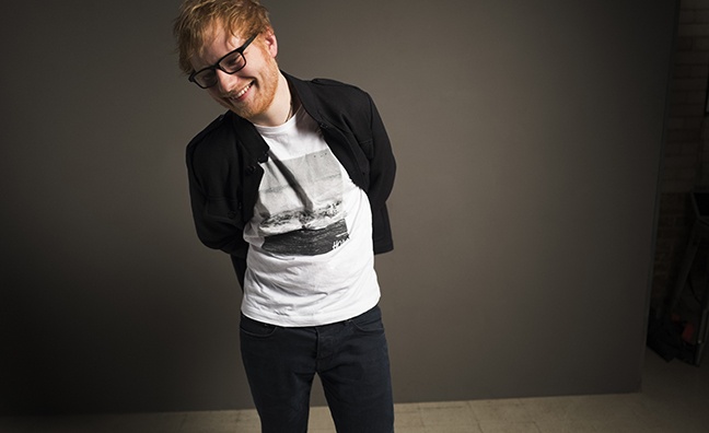 Ed Sheeran's ÷ on pace to surpass 500,000 opening week sales 