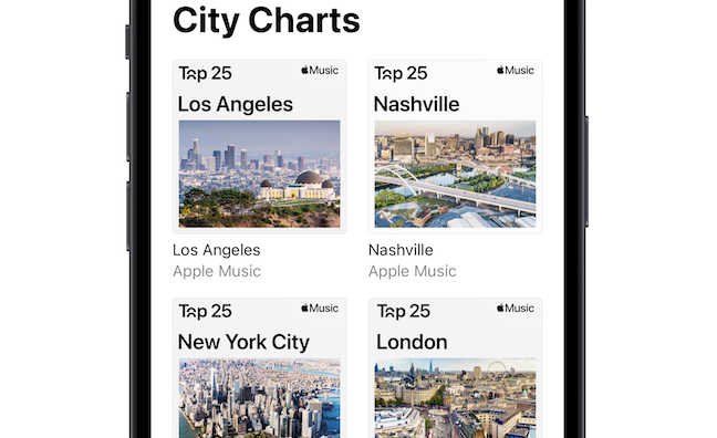 Apple Music highlights local music tastes with City Charts